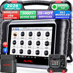 Autel MK808BT PRO bidirectional control enables real-time ECU actuator testing.
