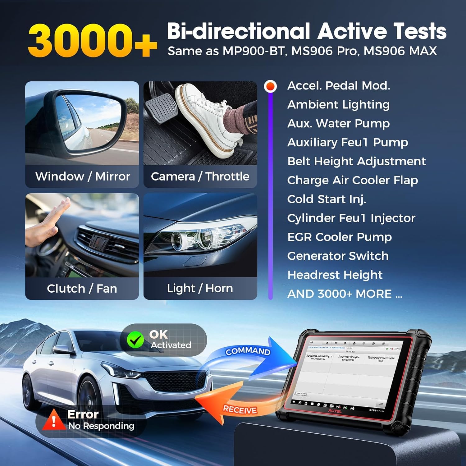 CAN-FD and DoIP capability accelerates data transfer for modern vehicles.