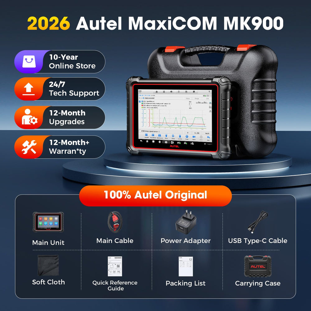 Ergonomic design with a larger screen enhances comfort during long diagnostics sessions.