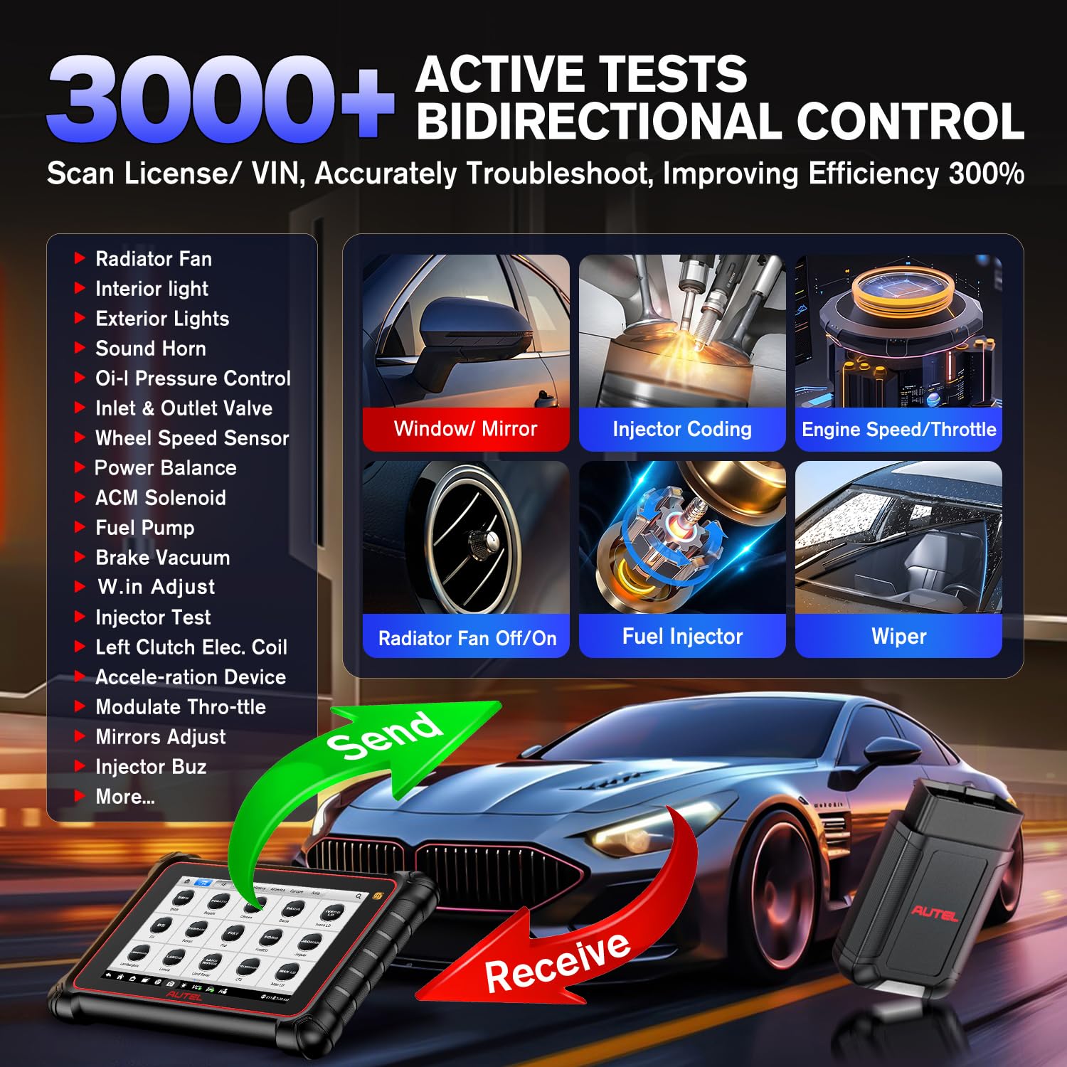 Autel MK900TS CAN FD and DOIP support for newer vehicles.
