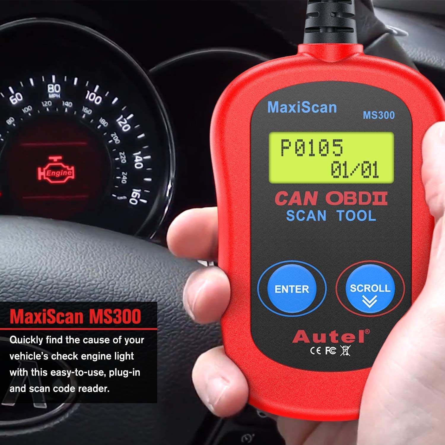 Autel MS300 plug-and-play design offers effortless setup.