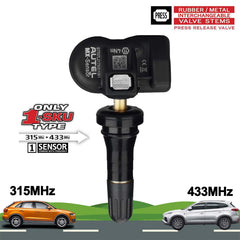 Autel MX-Sensor press-in rubber valve enables tool-free replacement