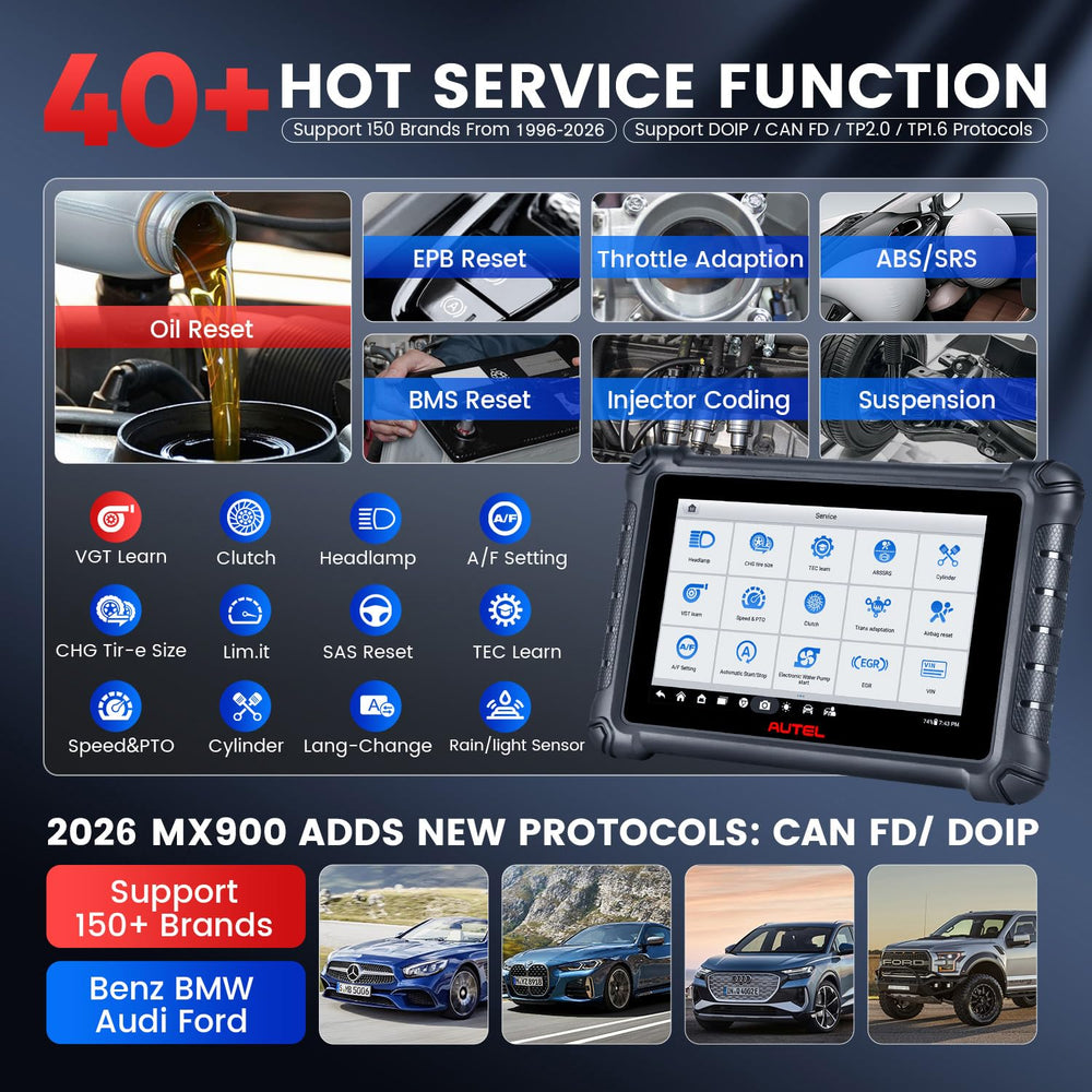 Autel MX900 CAN FD and DOIP for broader model coverage