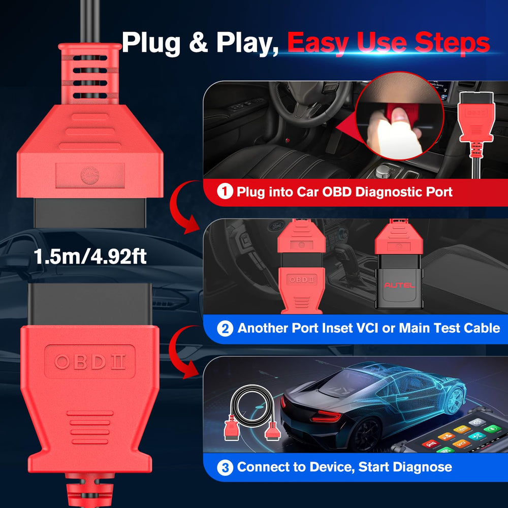 Autel copper-core extension emphasizes fast, stable data transmission.