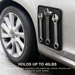 AutGuangel tool mat holds tools securely up to 40 lbs during work.