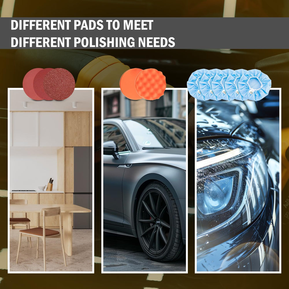 AUTIWOZ 6-speed polisher with adjustable settings for different tasks.