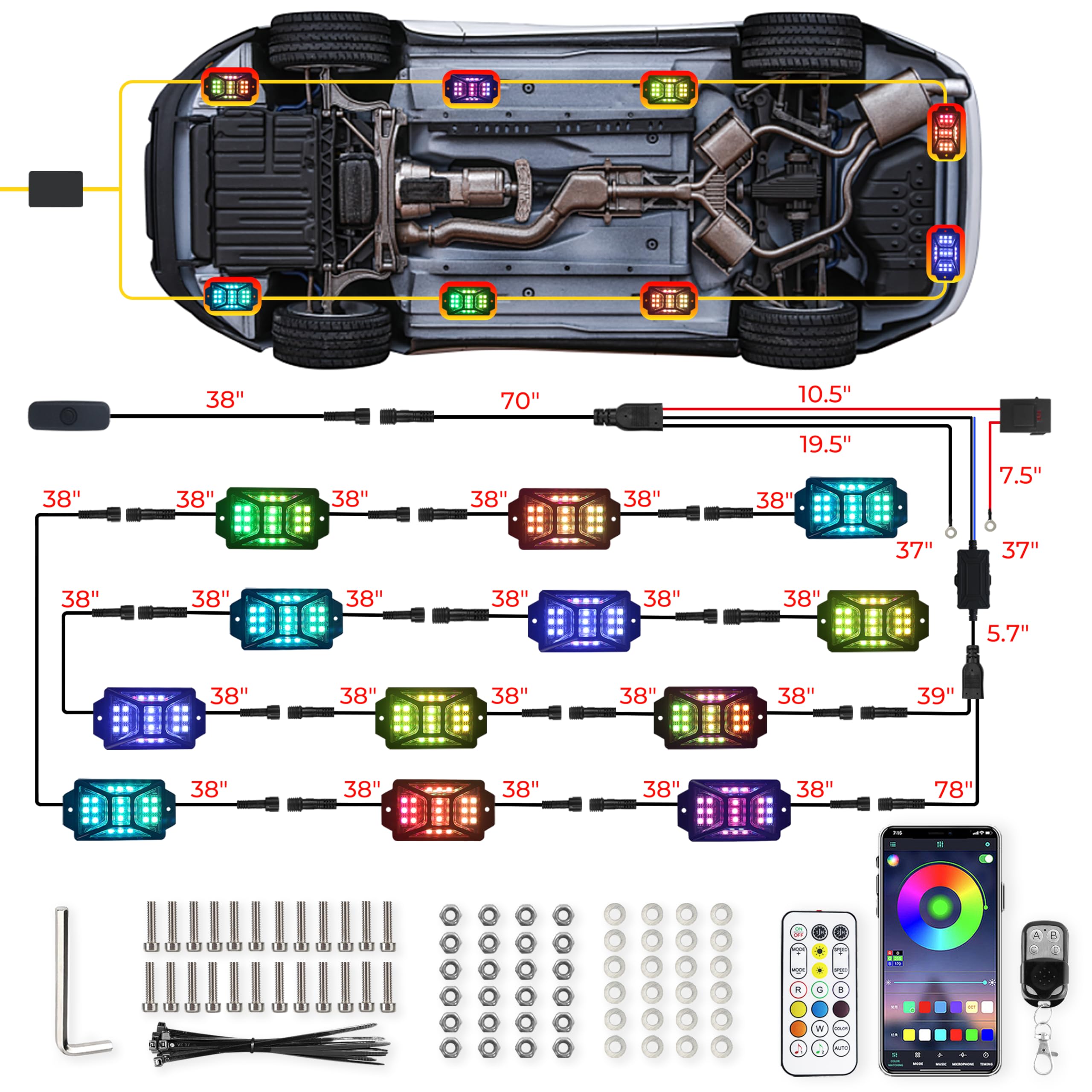 Auto Buero 12V compatibility supports installation on trucks, Jeeps, ATVs, SUVs, and boats.