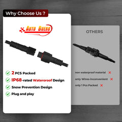 Auto Buero 8-pod Pure White Rock Lights installation with neatly routed wiring
