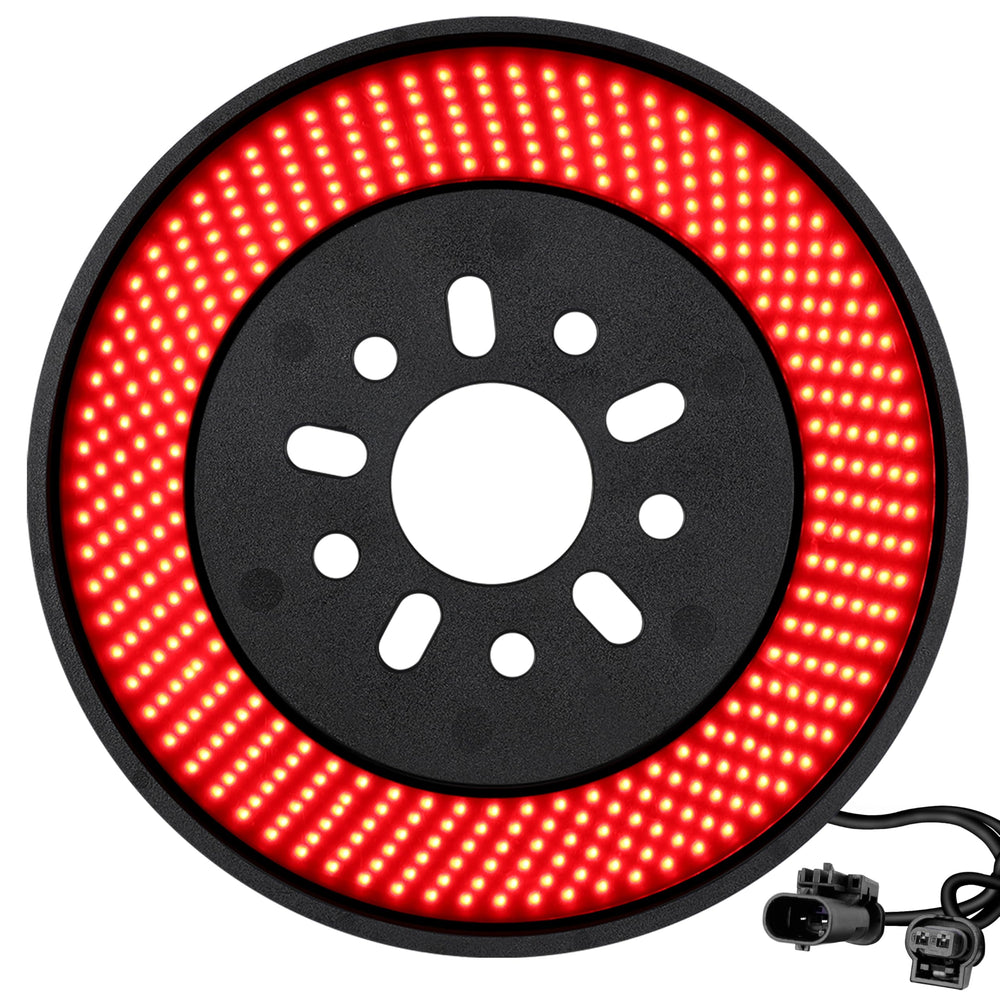 Auto Buero spare tire brake light with 405 LEDs for brighter braking signals