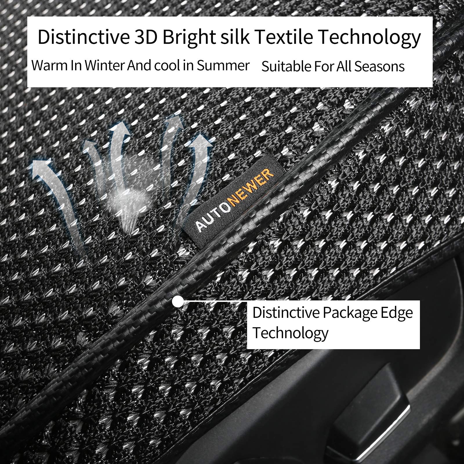 Auto Newer bright silk appearance edge for stylish seat protection