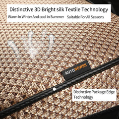 Auto Newer universal fit seat cover bottom edge design fits most cars securely.