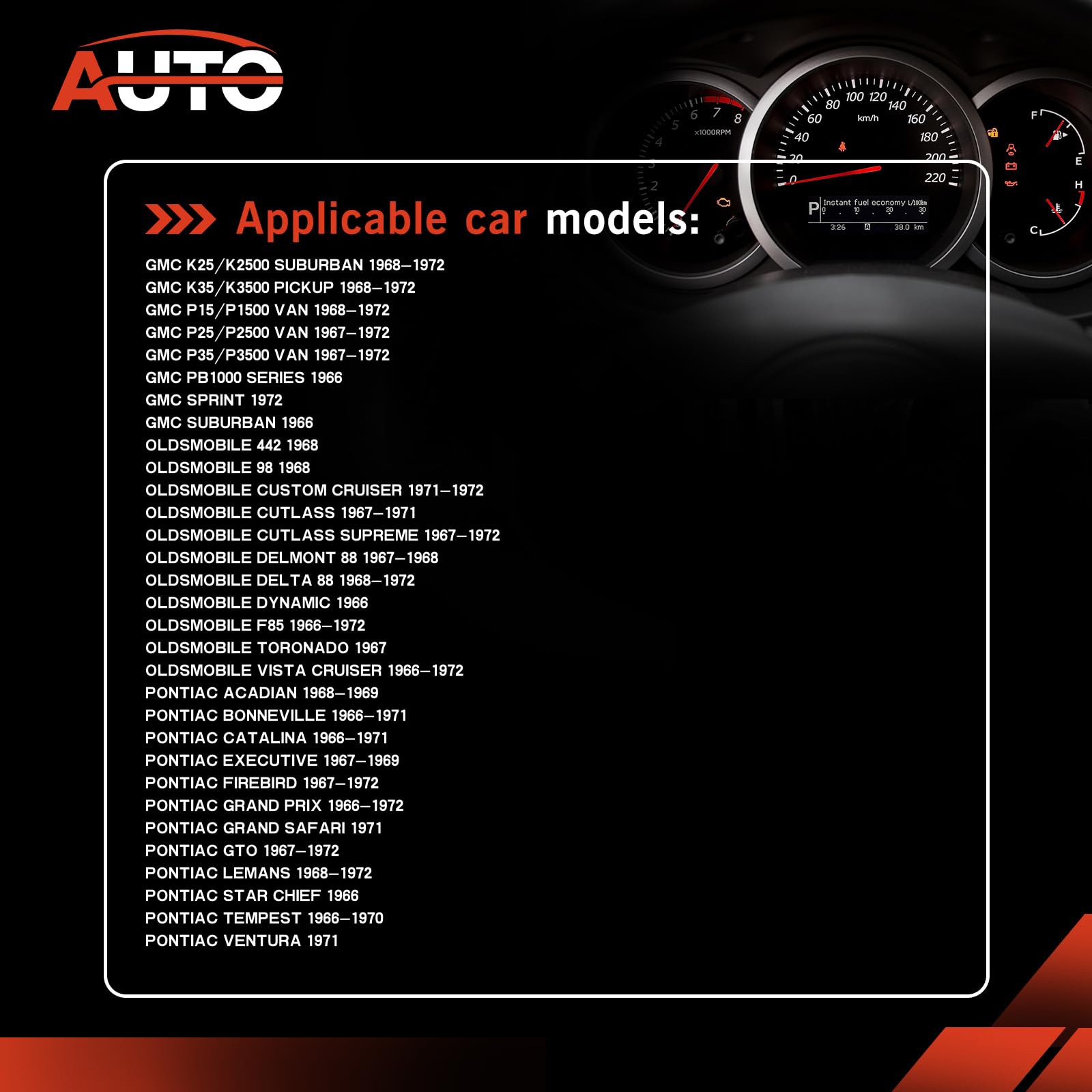 Auto Occasion D663 Delco series negative-ground image confirms compatibility cues for GM vehicles