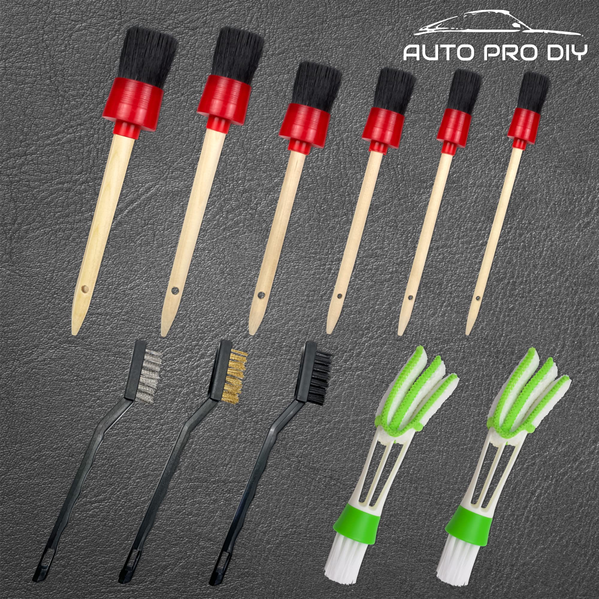 AUTO PRO DIY detailing kit enables quick, comprehensive car cleaning sessions.