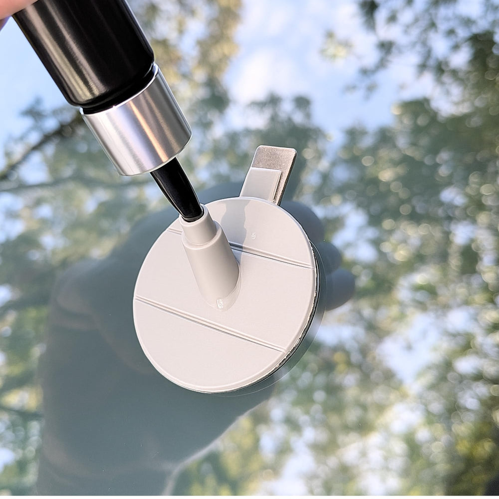 AUTO PRO DIY use scene shows at-home windshield maintenance.