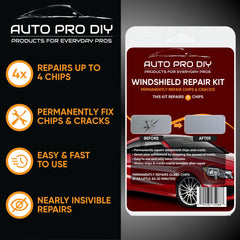AUTO PRO DIY resin syringe highlights professional-grade repair formula.