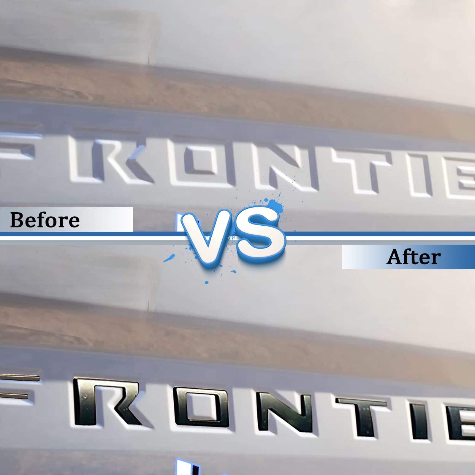 Auto Safety 3D emblem decals in matte black offer bold styling and strong adhesion.