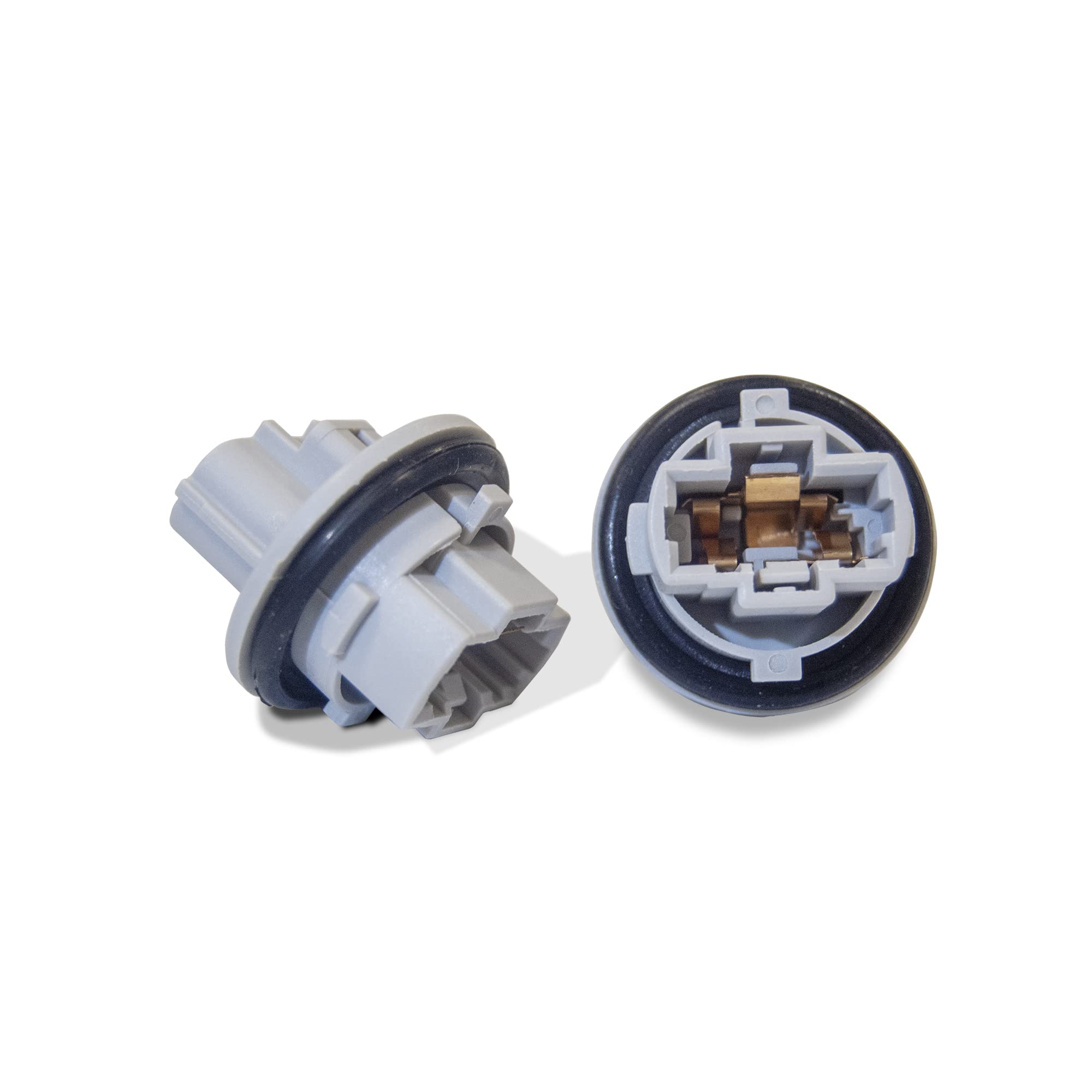 Autoacc front turn signal socket two-pack shown for quick plug-and-play replacement