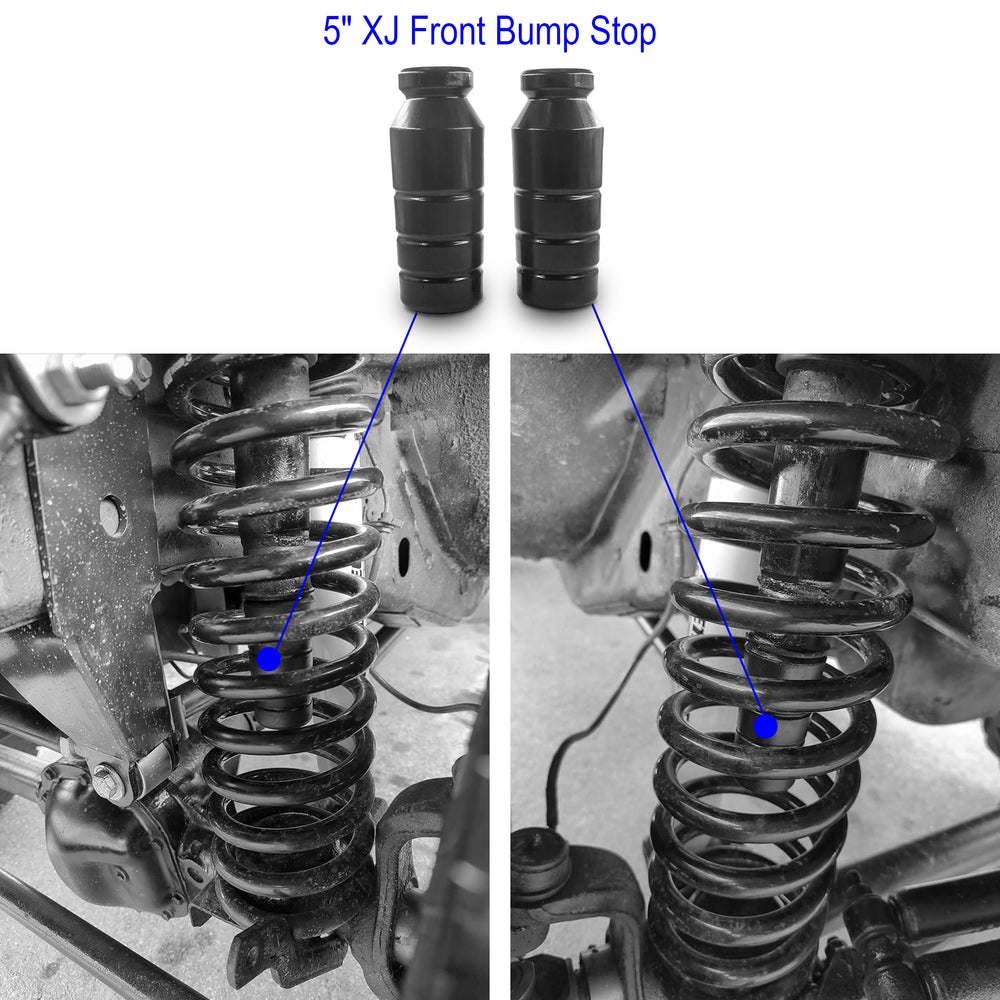 Autoacc polyurethane bump stop material for durability.