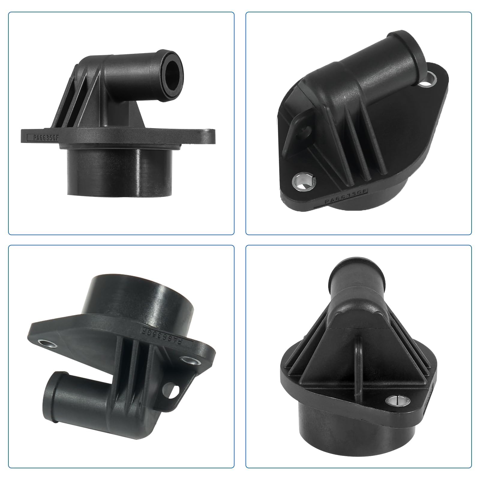 AUTOBABA 3.6L PCV valve mounted in vehicle showing fit for 3.6L engines.