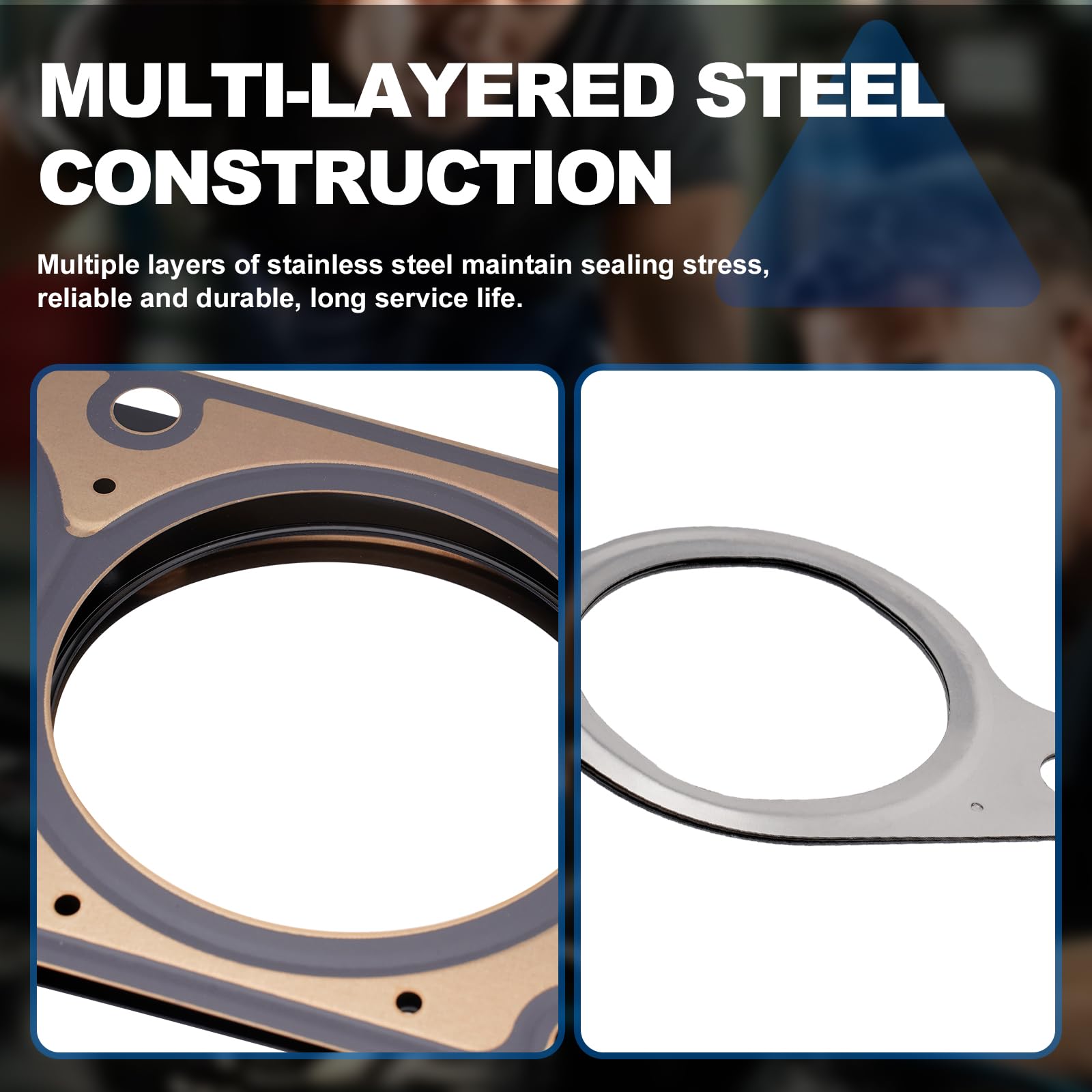 AUTOBABA 5.3 valley cover gasket, precise fit to reduce leaks.