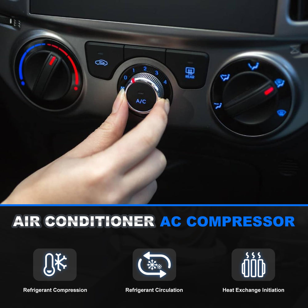 AUTOBABA AC compressor with clutch PAG-100 oil notes proper lubrication for lasting performance