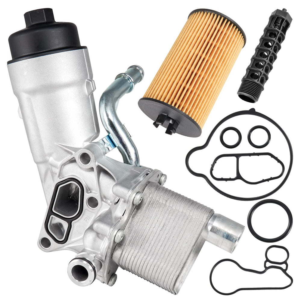 AUTOBABA engine oil cooler housing – direct-fit replacement for reliable engine cooling