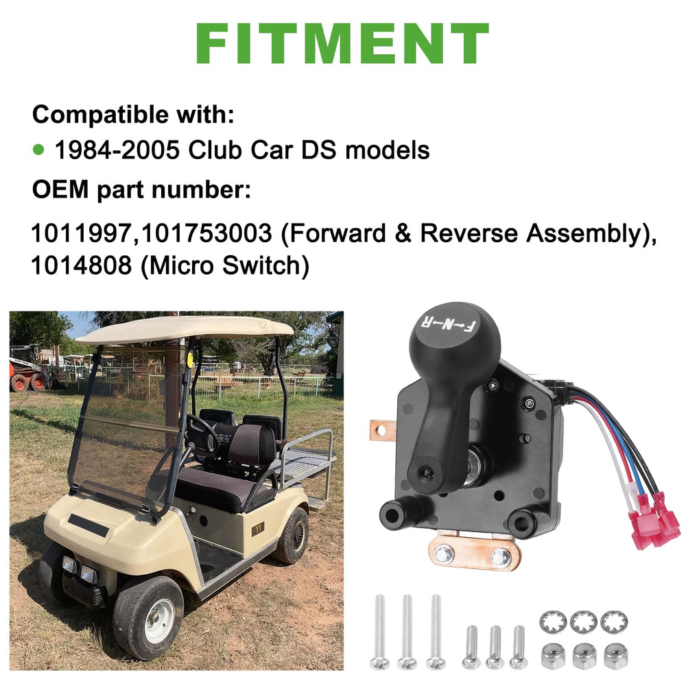 AUTOBABA switch handle for Club Car DS, easy installation.