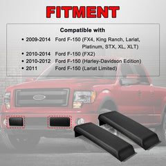 AUTOBABA front bumper guard right side in matte black provides symmetric protection