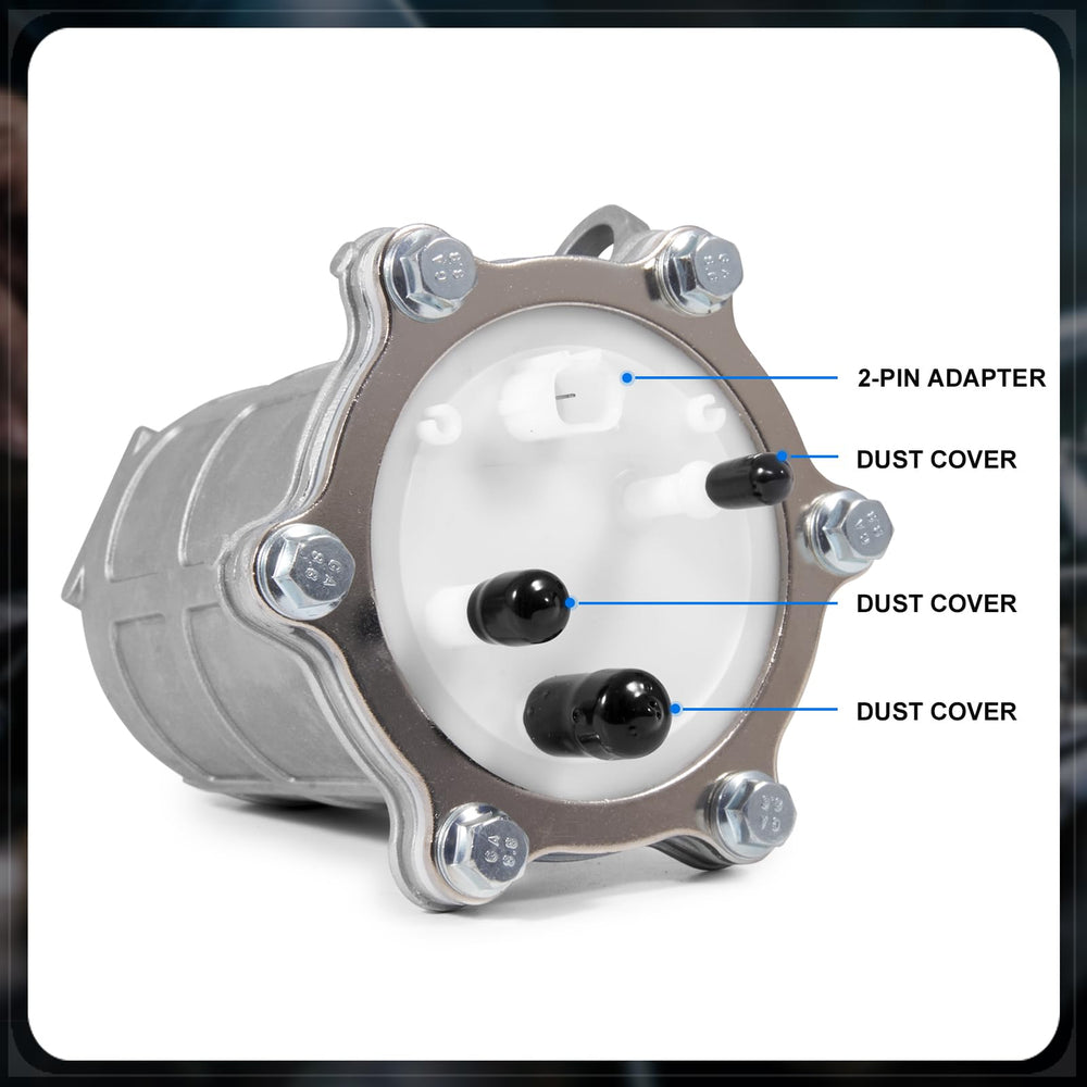 AUTOBABA fuel pump packaging shows model compatibility information.