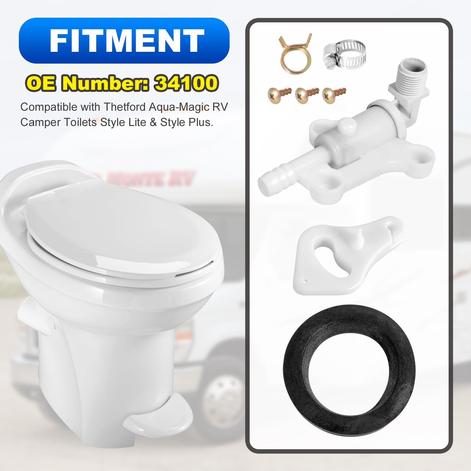 AUTOBABA hose clamp kit keeps connections secure to prevent leaks.