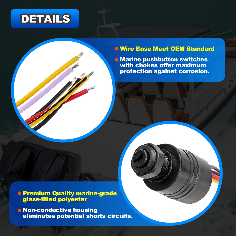 AUTOBABA marine-grade housing protects against corrosion in saltwater use.