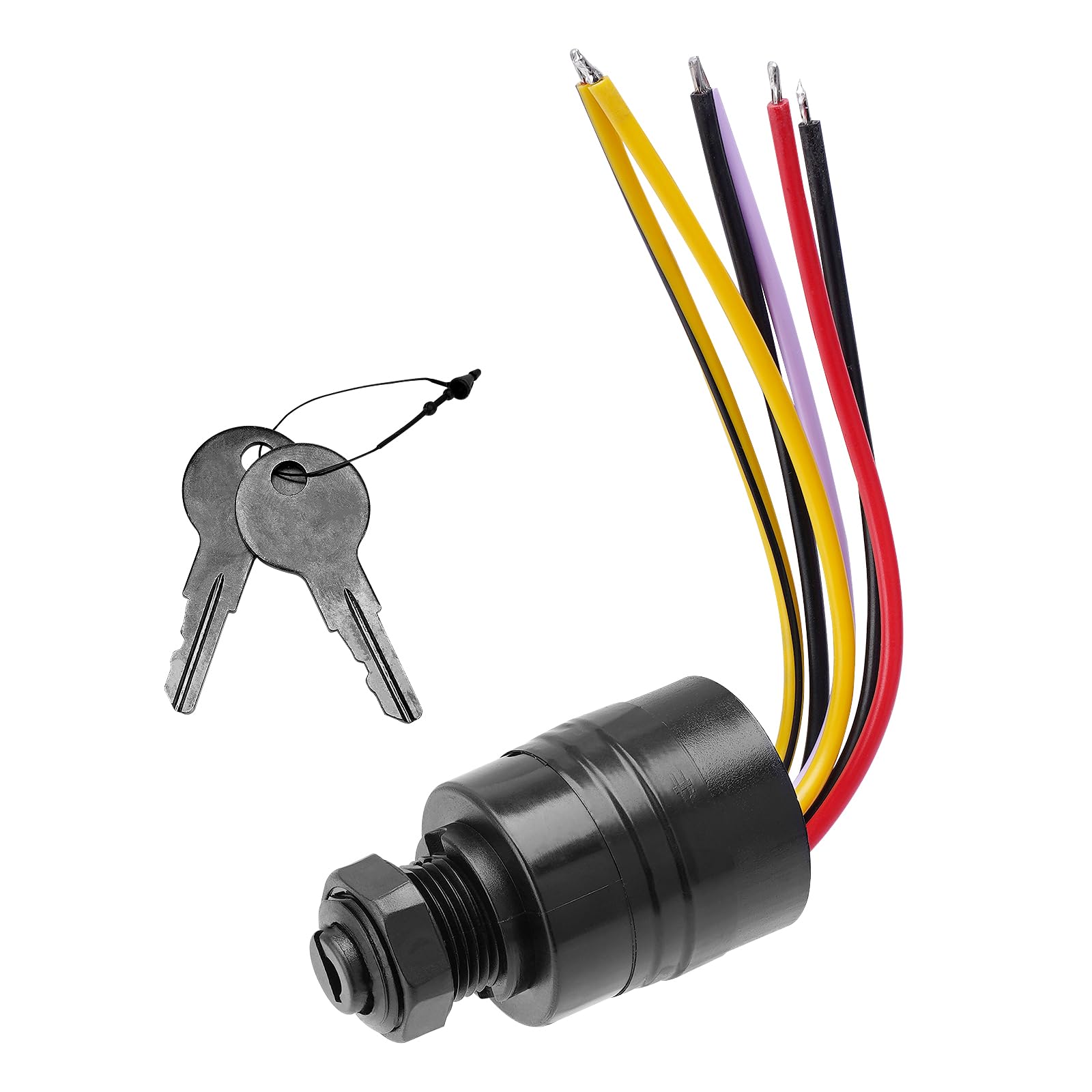 AUTOBABA ignition switch with push-button for Mercury outboards ensures reliable starts.