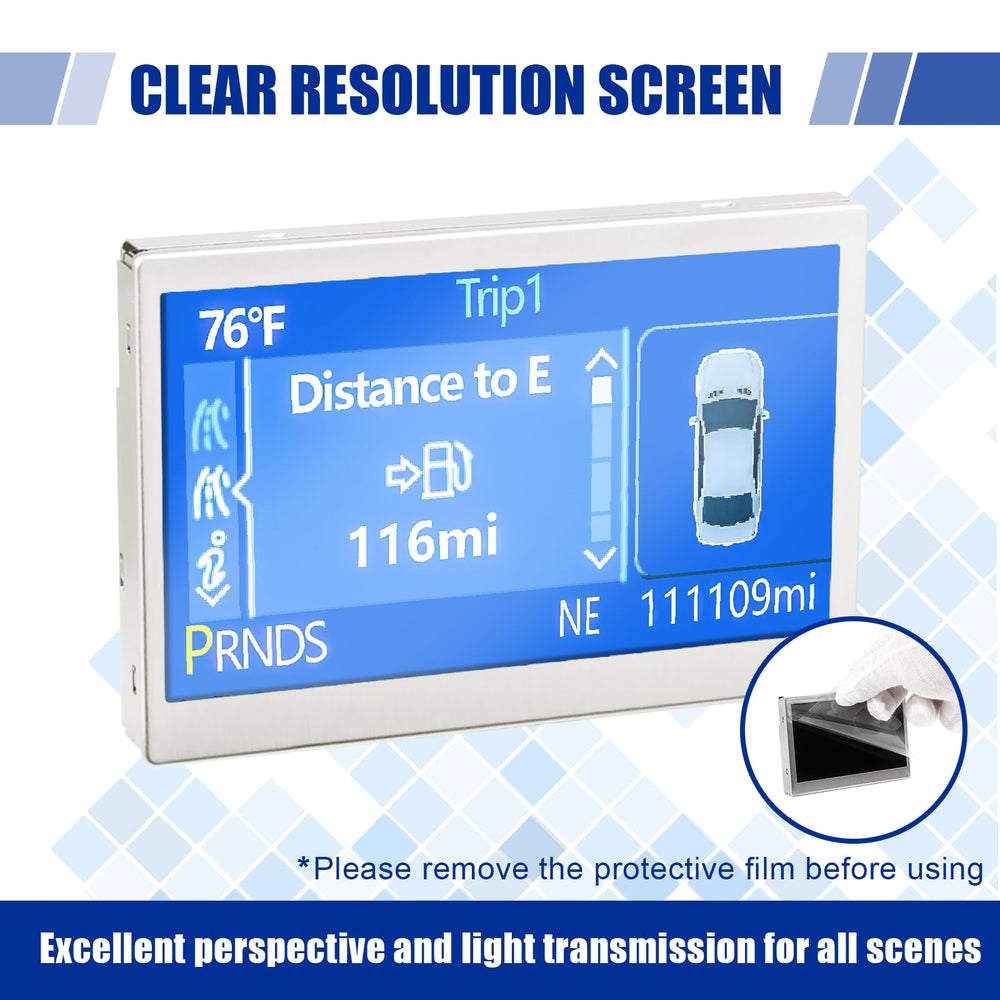 AUTOBABA two-tab installation design enables quick pop-in and removal.
