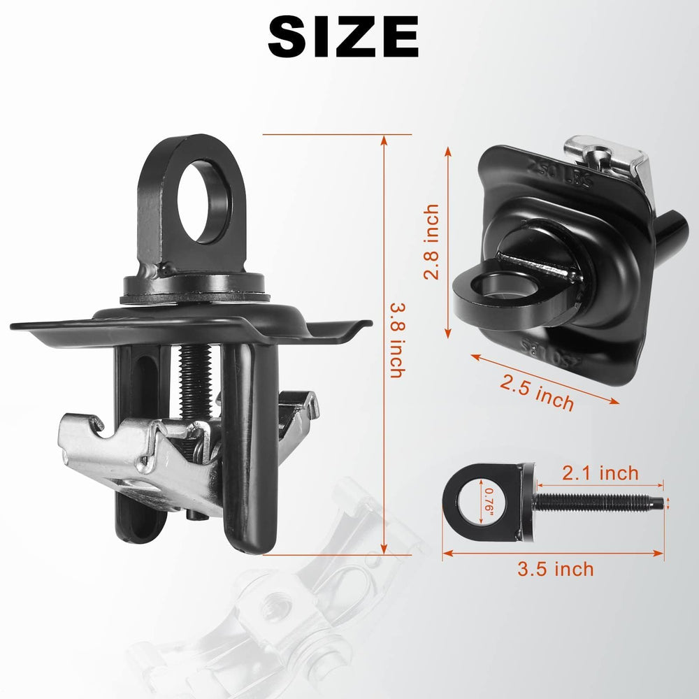 AUTOBABA versatile tie-down anchor supports commercial and personal use.