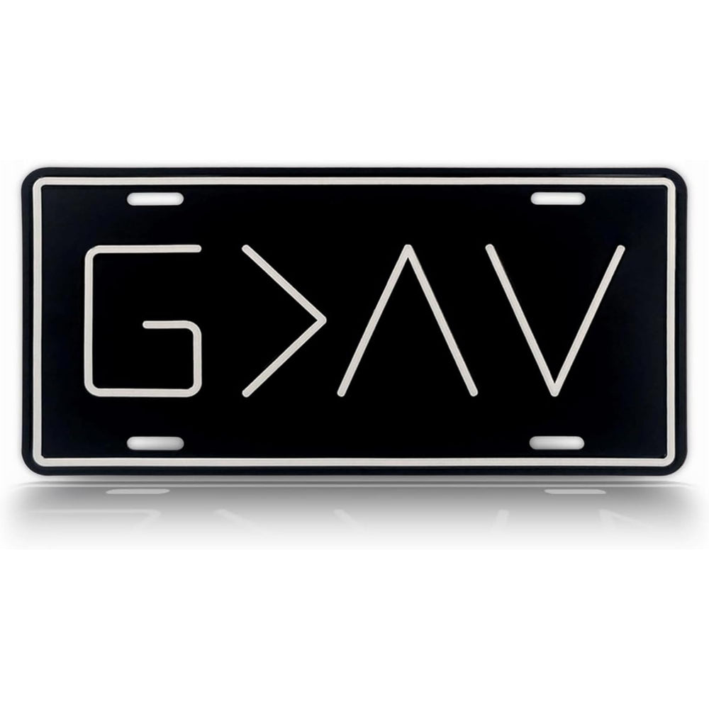 Autobase embossed front plate for bold personalization and curb appeal
