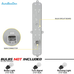 AutoBeeDen connector plate close-up illustrating no bulbs required