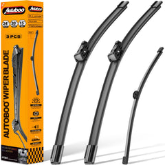 AUTOBOO 24-inch front wiper blade for Audi Q5 enhances all-season visibility