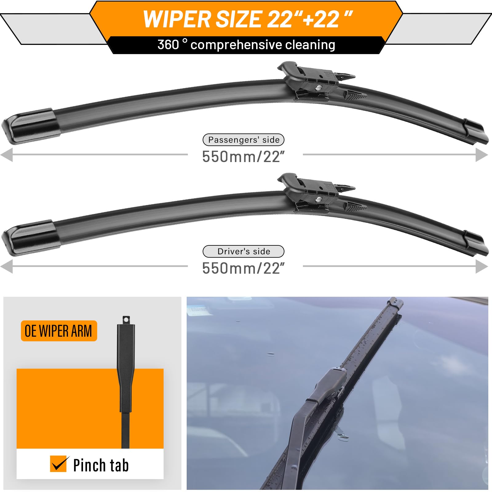 AUTOBOO beam-design closeup showing durable OE-style frame