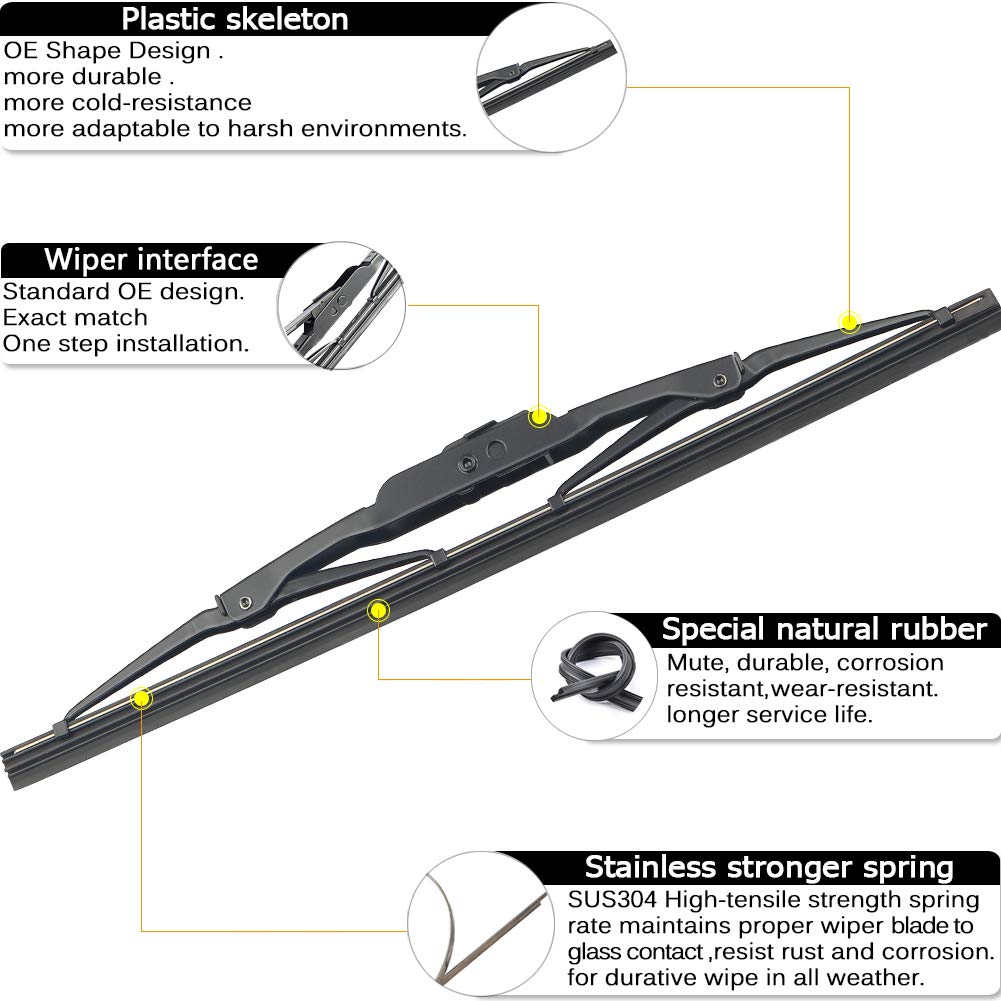 AUTOBOO SRX rear wiper arm cover mounted for precise alignment.