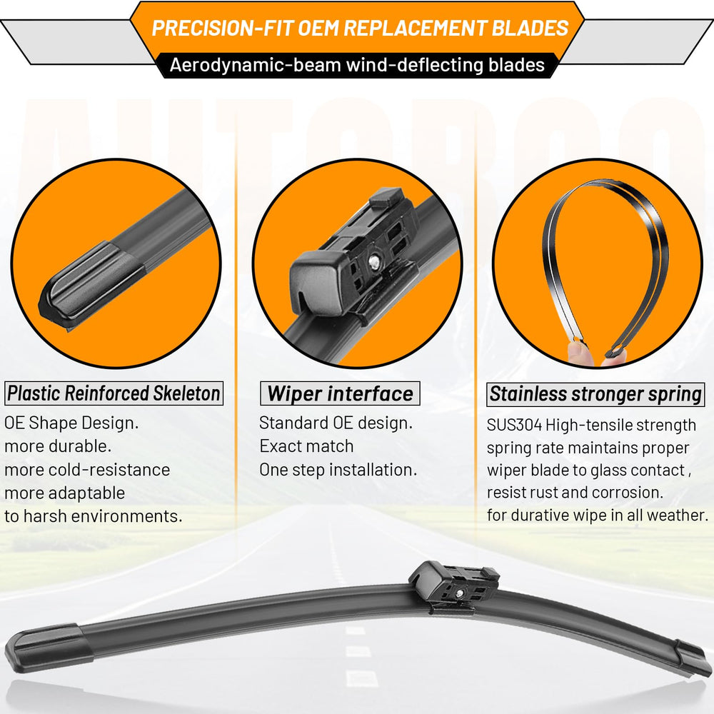AUTOBOO easy installation with top lock fit for Honda CR-V