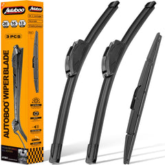 AUTOBOO Honda CR-V 26-inch front wiper blade for rain visibility
