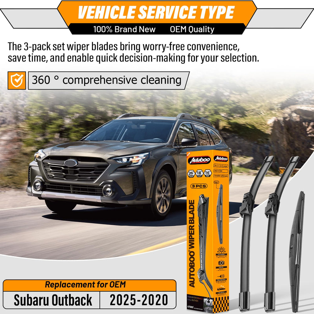 AUTOBOO Outback 18-inch front-right blade delivering steady all-weather performance.