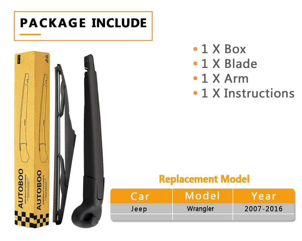AUTOBOO 180-day warranty backed replacement arm for peace of mind.