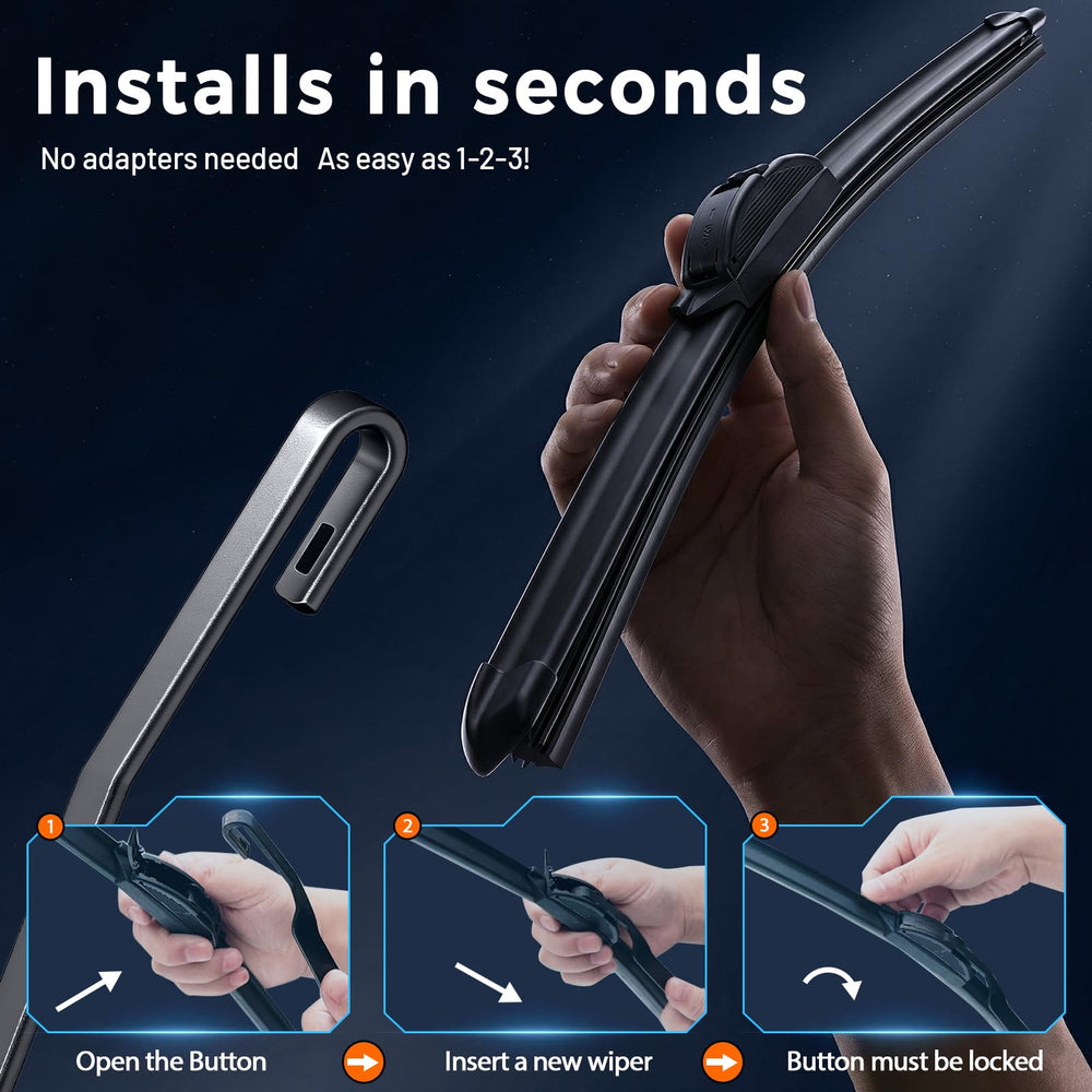AUTOBOO Plus included adapters enable quick tool free replacement