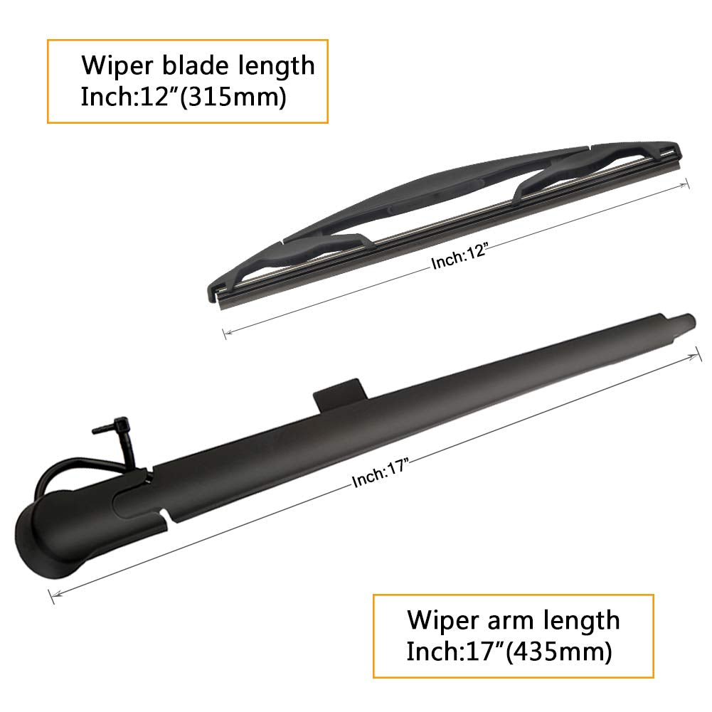 AUTOBOO blade 25820122 with OEM-style performance for rain visibility.