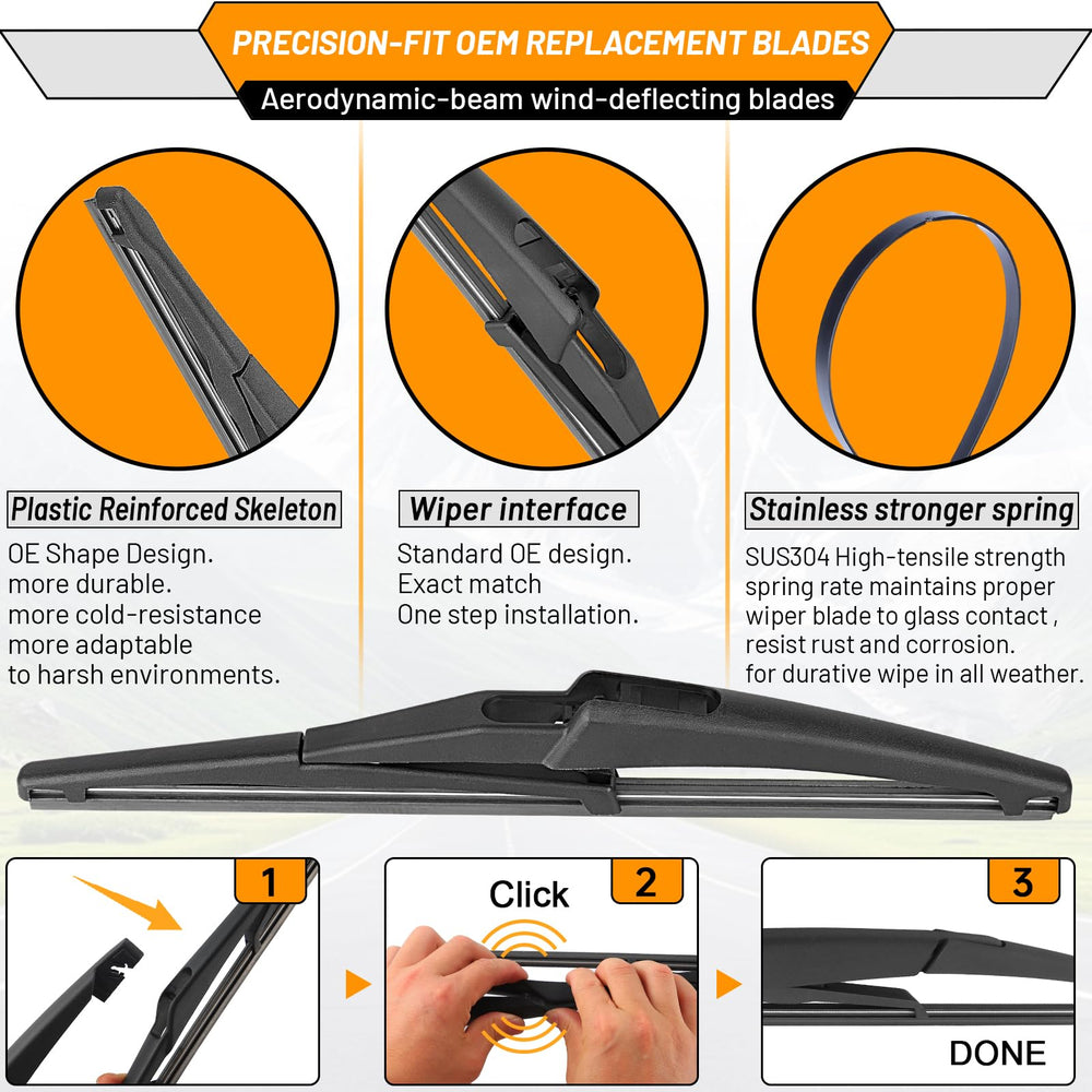 AUTOBOO wiper installation action shows quick TOP LOCK attachment.