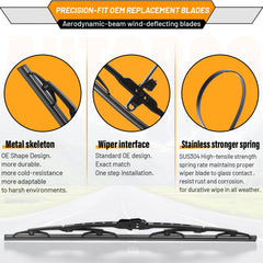 AUTOBOO wiper with J/H hook fit shown for easy installation.
