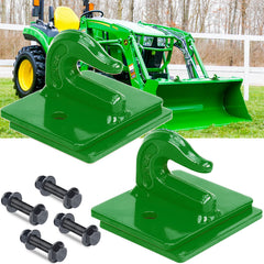 AUTOBOTS bucket hooks 3/8 inch 2-pack on tractor bucket for secure lifting