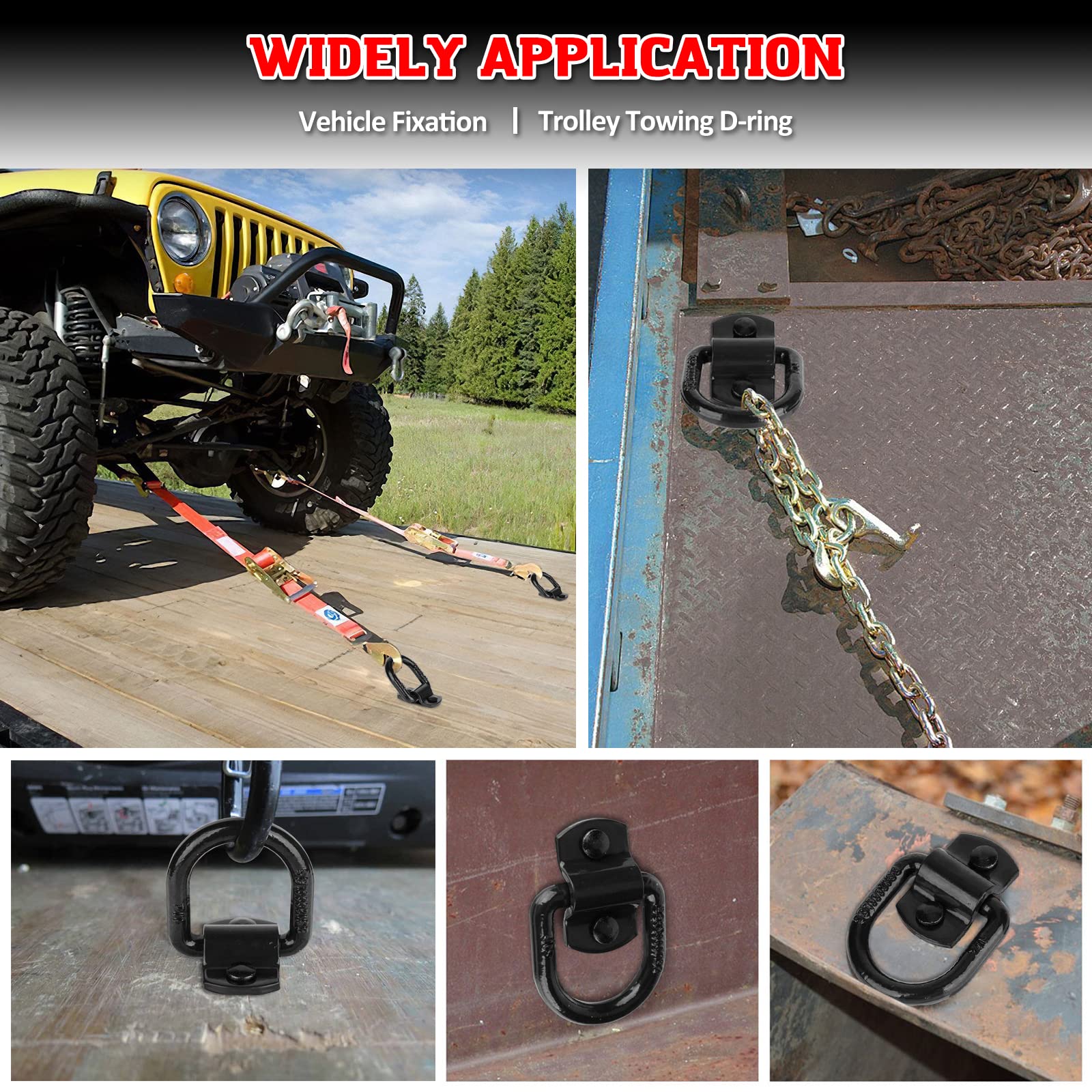AUTOBOTS D-ring forged steel for durable tying points