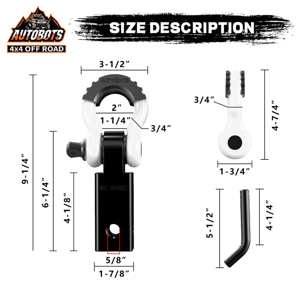 AUTOBOTS horizontal-vertical swing design eases alignment and hook-up.